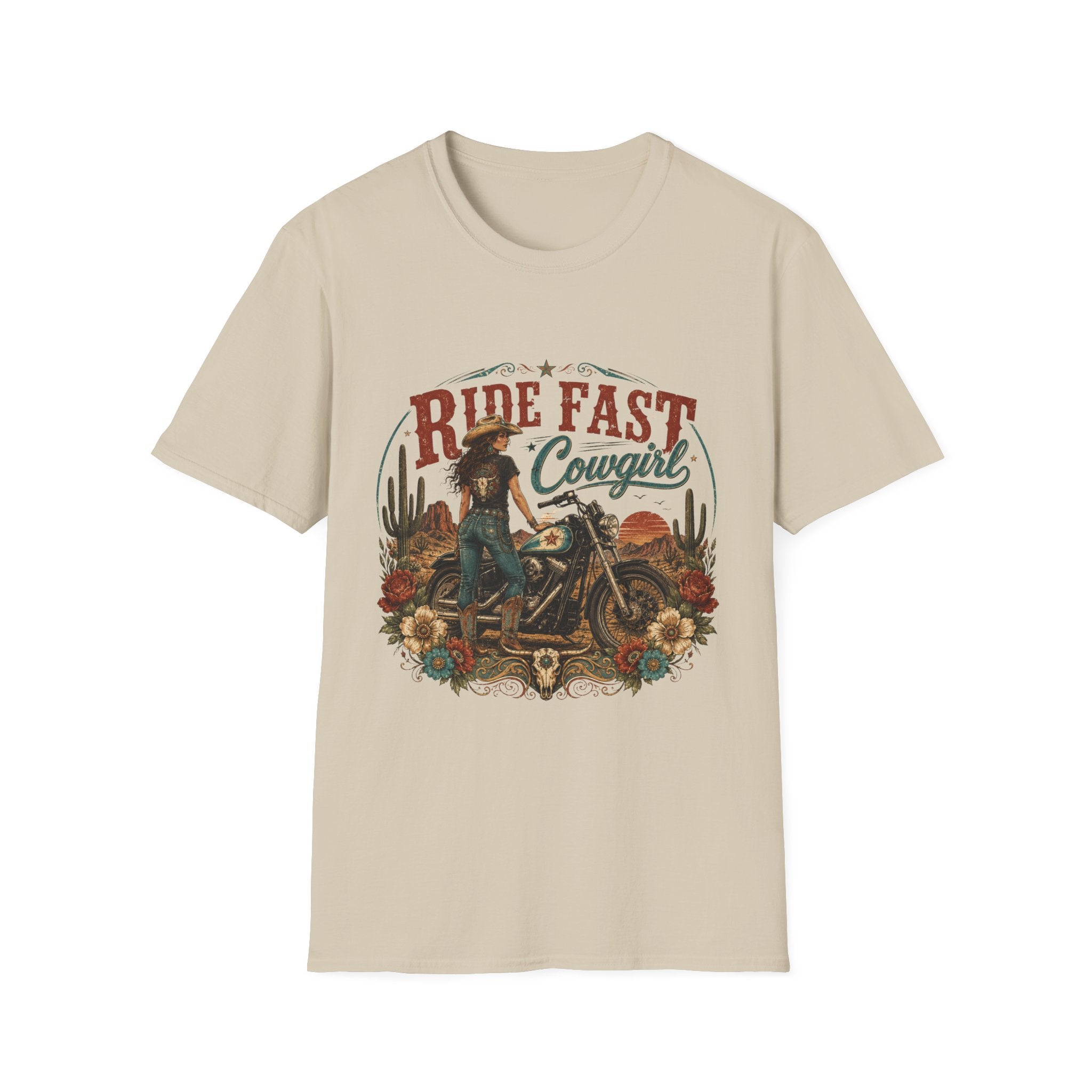 Cowgirl Motorcycle T-Shirt |