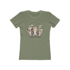Good Friends Motorcycle Graphic Tee — Women's Boyfriend T-Shirt