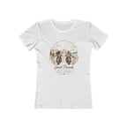 Good Friends Motorcycle Graphic Tee — Women's Boyfriend T-Shirt