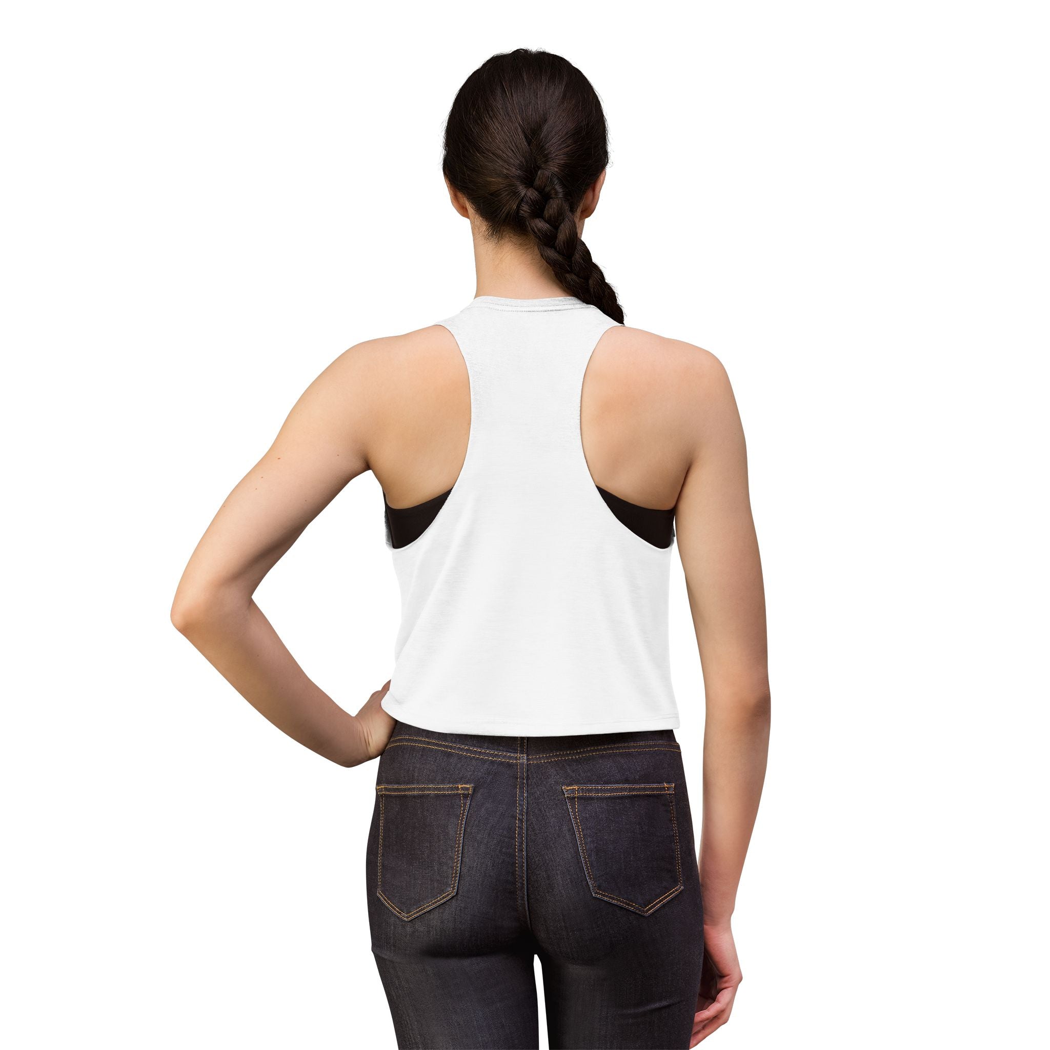 Chrome Queen Motorcycle Crop Top — Retro Biker Girl Graphic