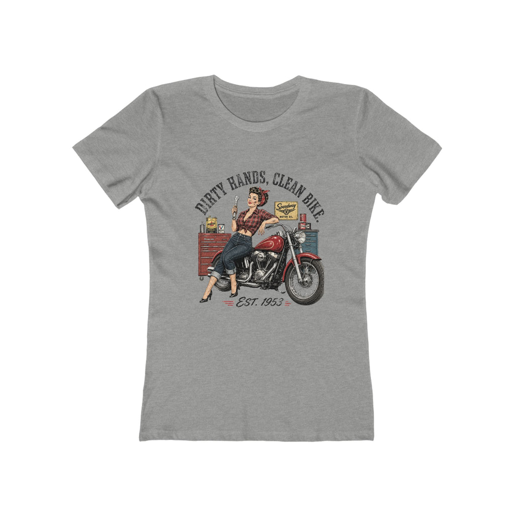 Dirty Hands, Clean Bike — Women's Boyfriend T-Shirt