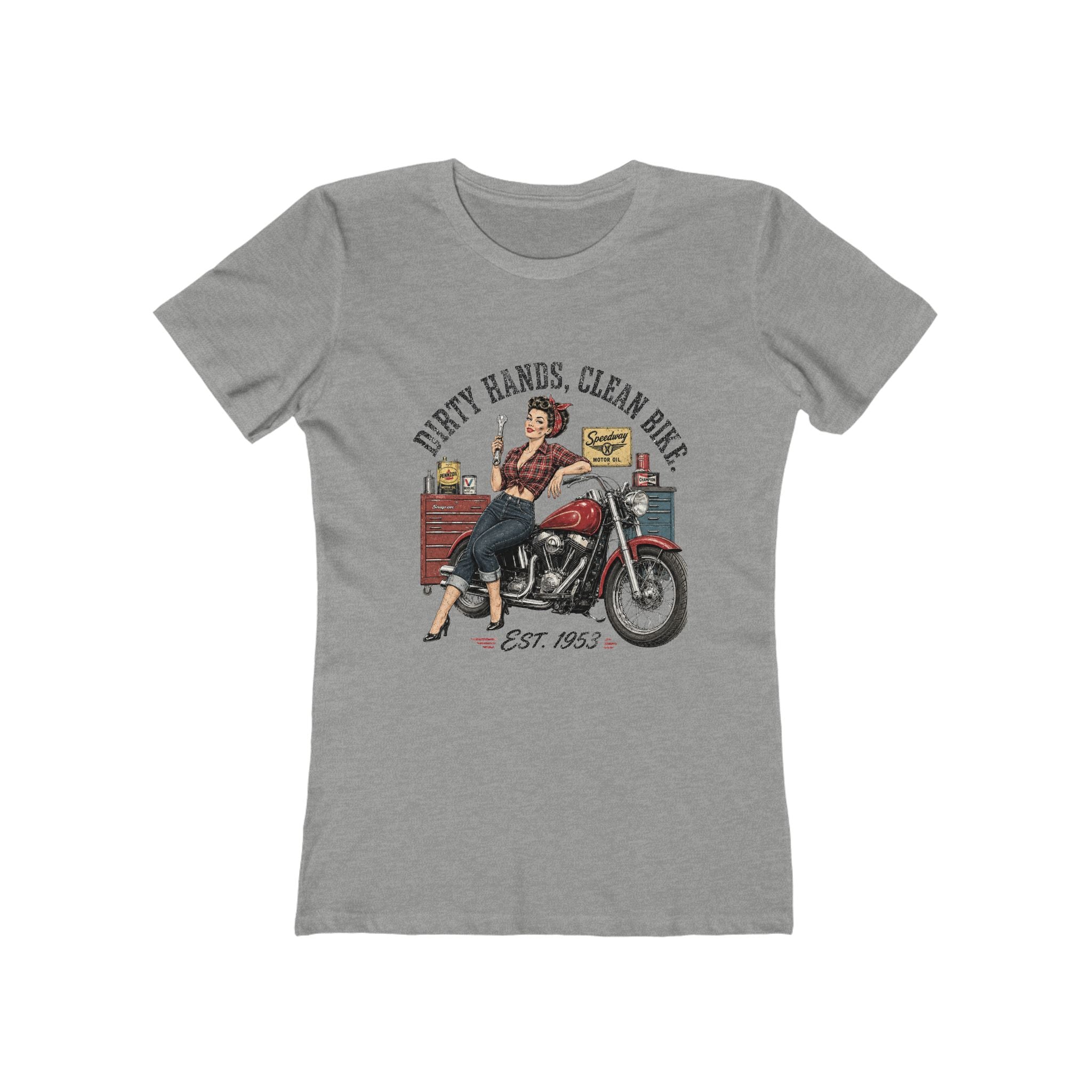 Dirty Hands, Clean Bike — Women's Boyfriend T-Shirt