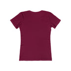 Smooth as Velvet, Tough as Nails- Motorcycle Graphic Tee — Women's Boyfriend T-Shirt