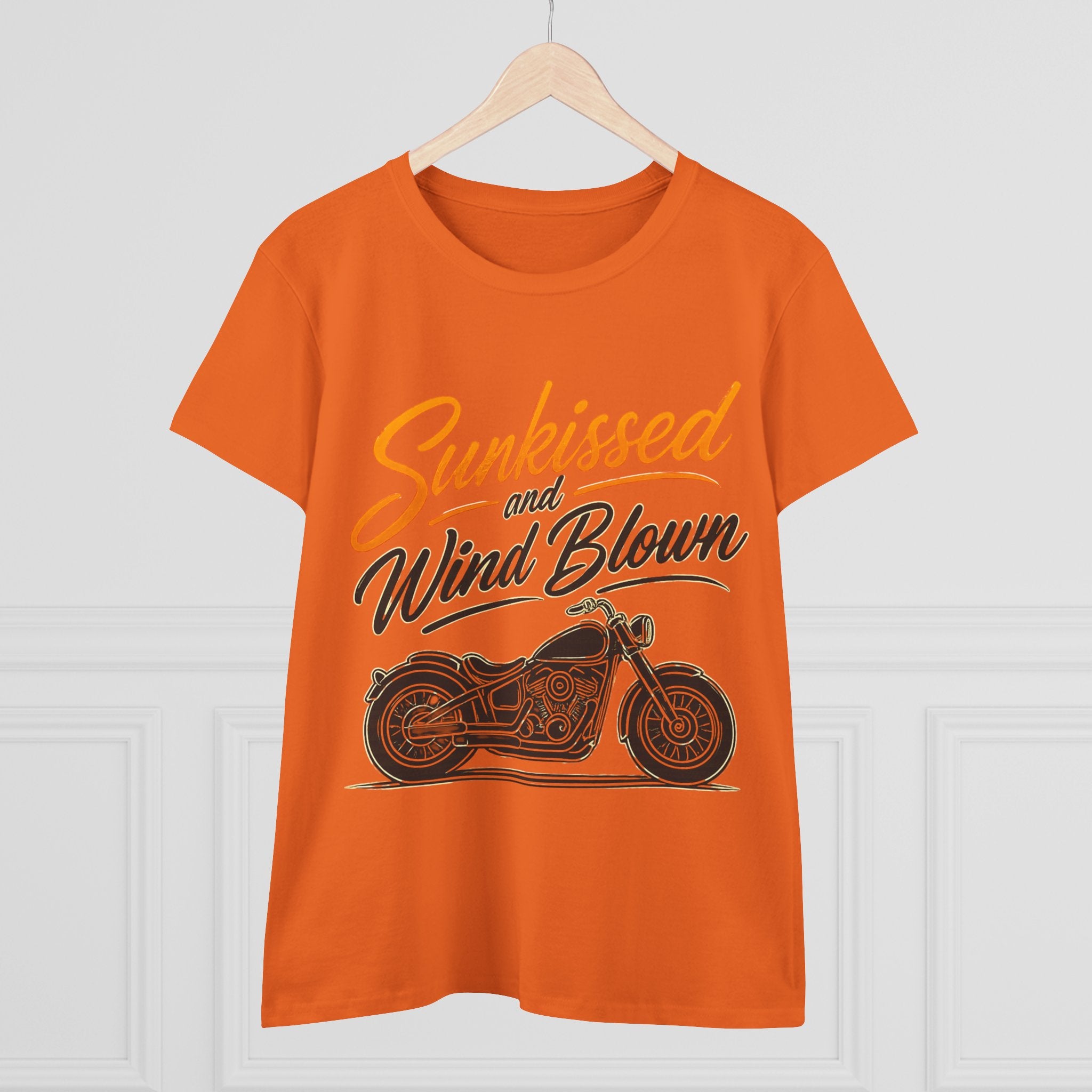Sunkissed & Wind Blown Motorcycle Tee — Women's Biker T-Shirt