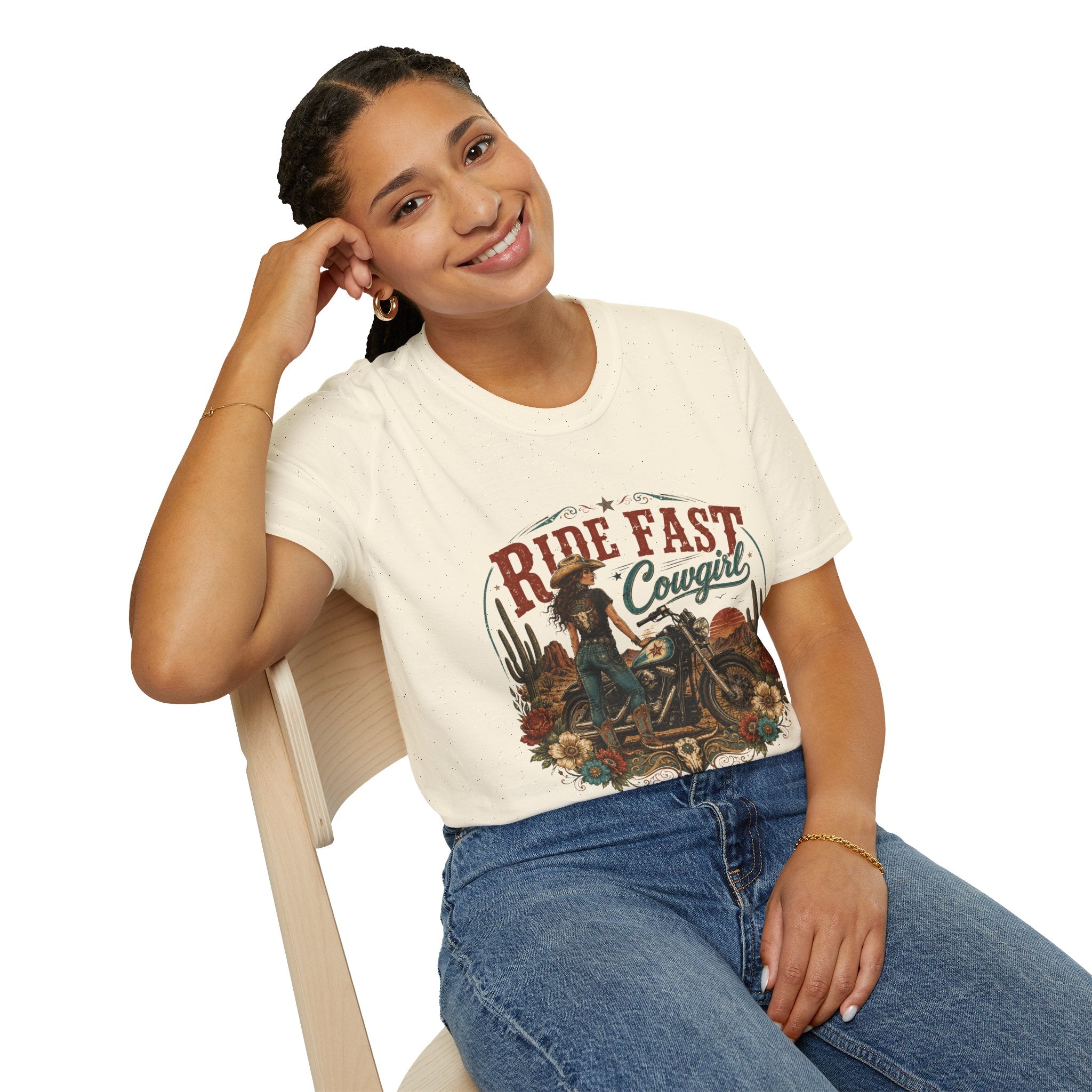 Cowgirl Motorcycle T-Shirt |