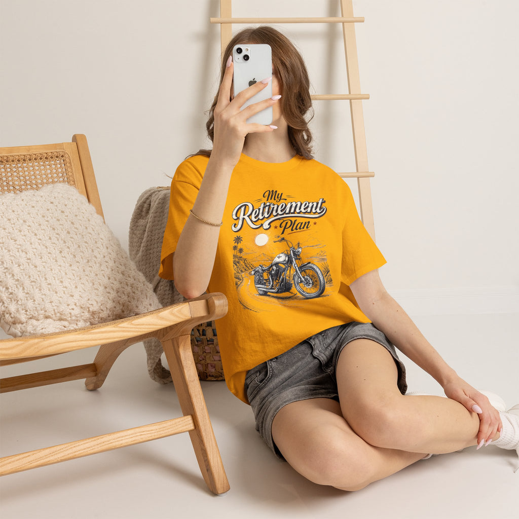 Motorcycle Retirement Plan Tee — My Retirement Plan Biker T-Shirt