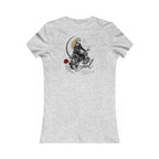 Women's Motorcycle Tee — "Soul Fueled" Graphic Shirt