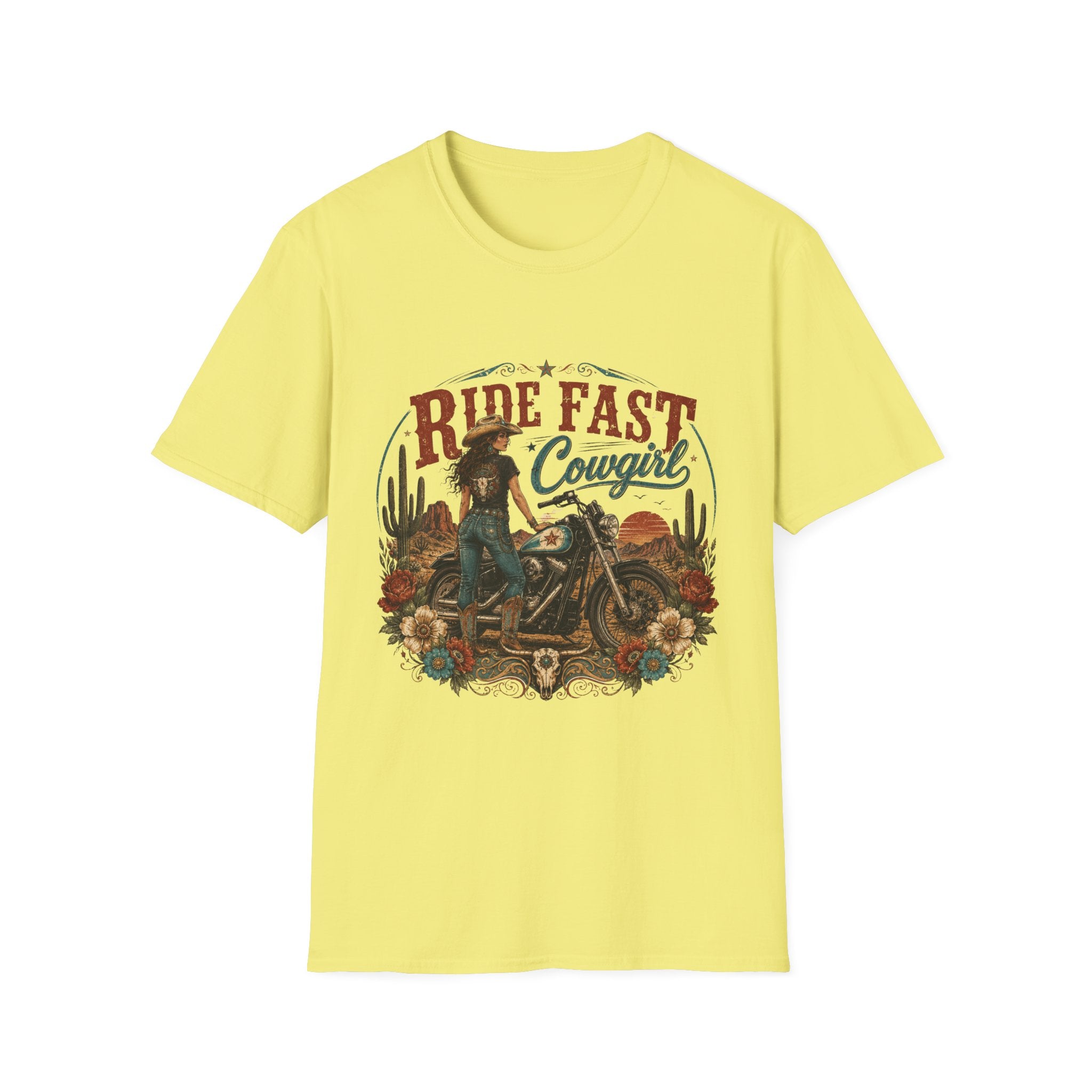 Cowgirl Motorcycle T-Shirt |