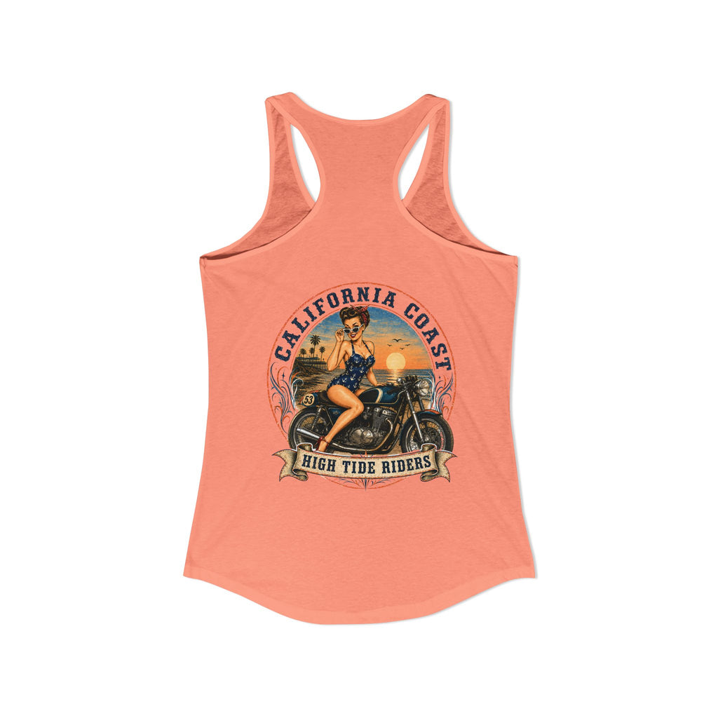Women's Racerback Tank - California Coast