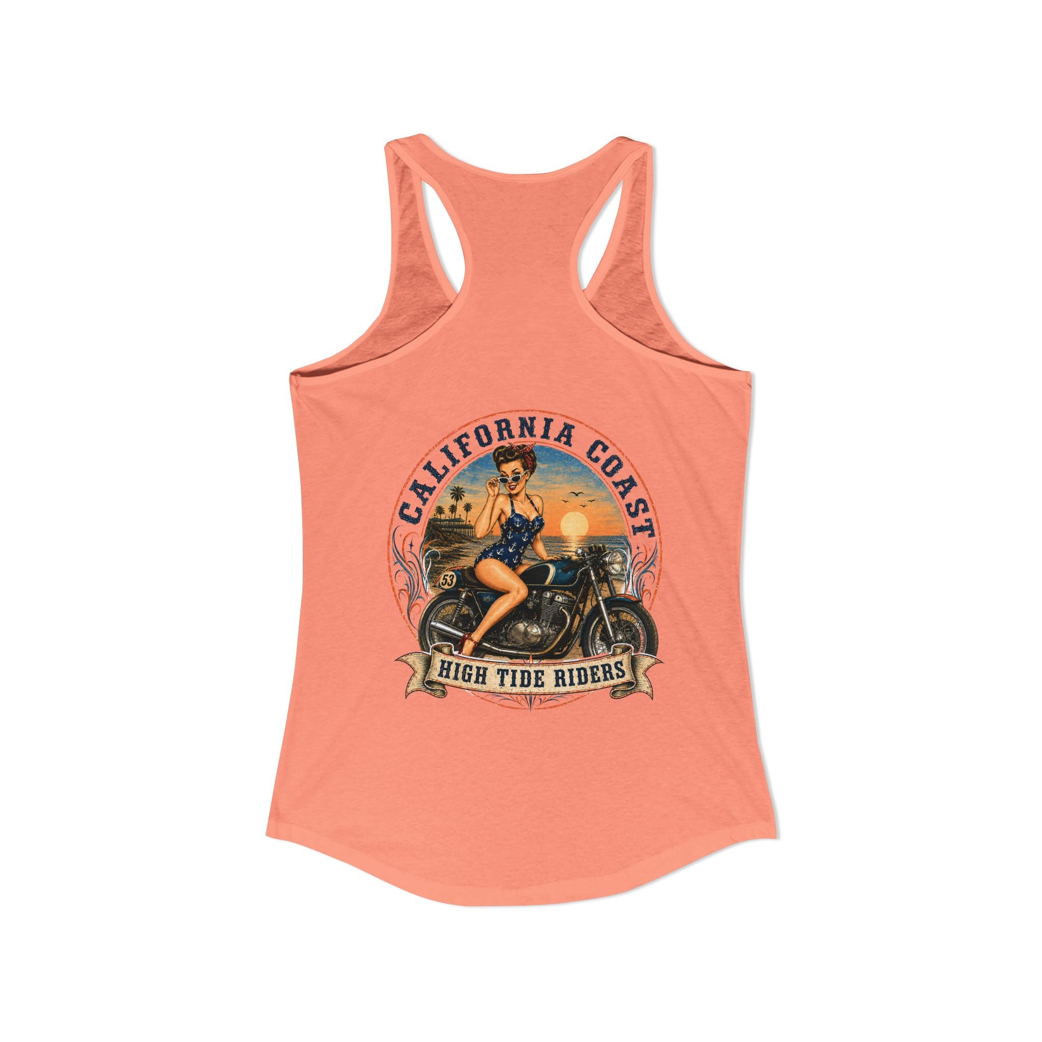 Women's Racerback Tank - California Coast