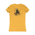 Women's Motorcycle Tee — "Soul Fueled" Graphic Shirt