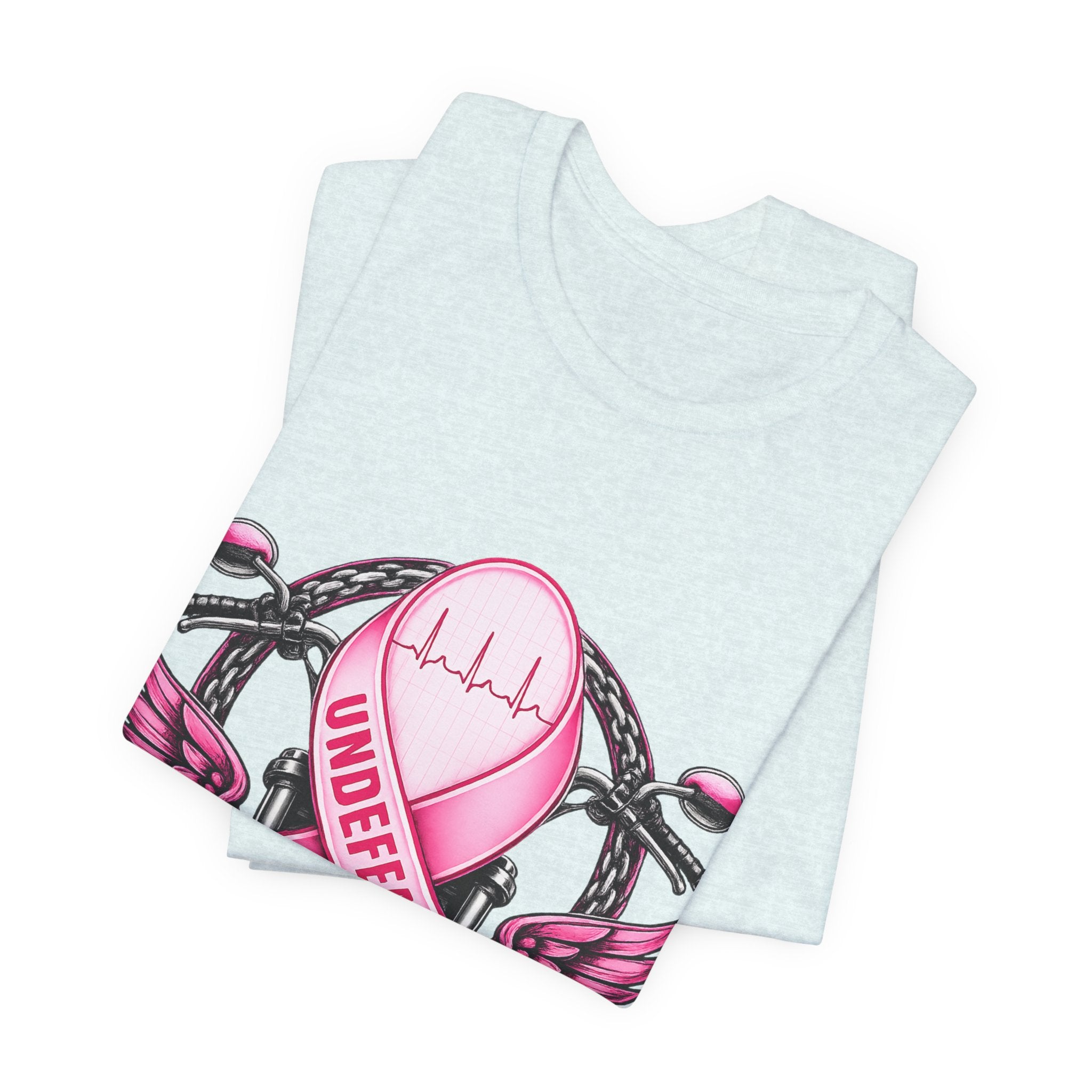 Undefeated Pink Ribbon Tee