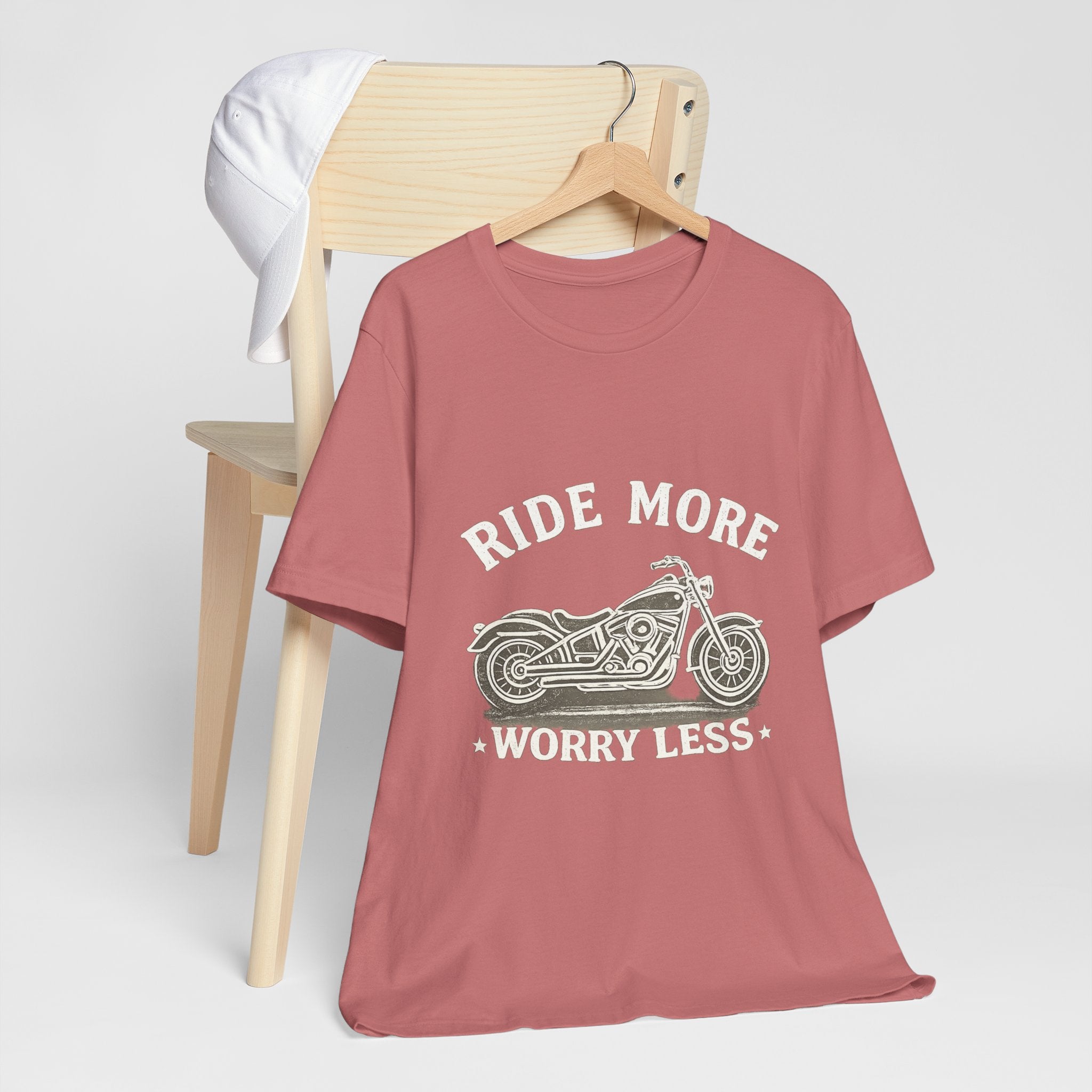 Ride More Motorcycle Tee — Vintage Cruiser Graphic T-Shirt