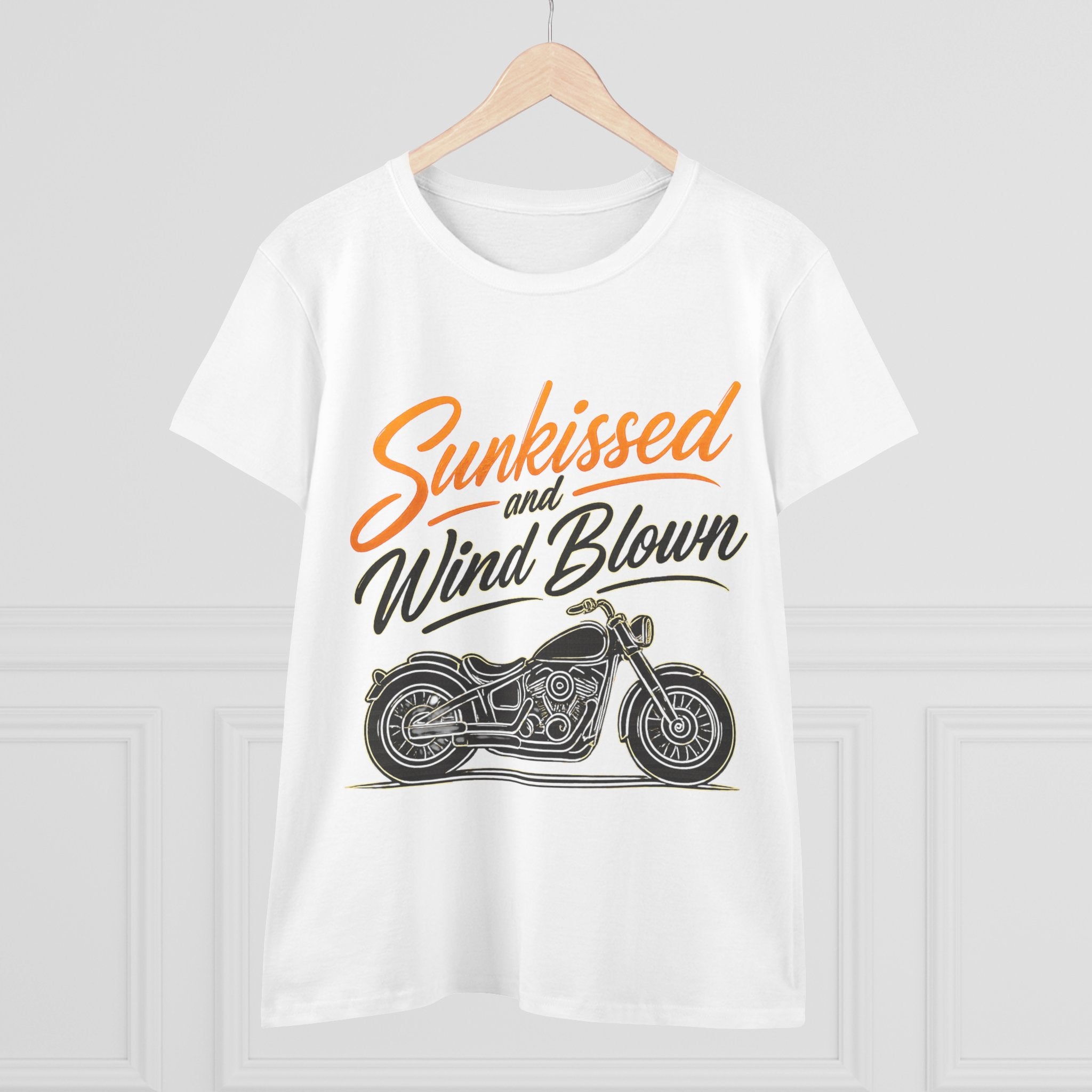 Sunkissed & Wind Blown Motorcycle Tee — Women's Biker T-Shirt