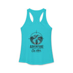 Women's Racerback Tank - Adventure Looks Good on Her