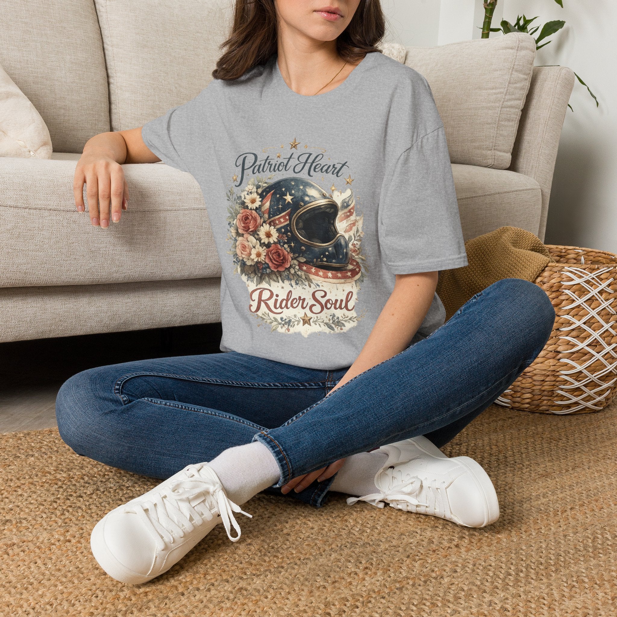 Classic T‑Shirt — Patriot Heart, Rider Soul