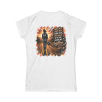 Long Road, Loud Music- Soft White Short Sleeve Cotton Shirt