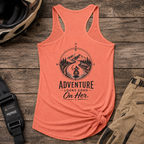 Women's Racerback Tank - Adventure Looks Good on Her