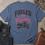 Fueled by Freedom T-Shirt — Motorcycle Adventure Graphic Tee