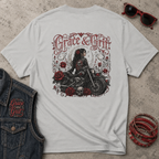 Women's Motorcycle Tee — "Grace & Grit" Graphic Shirt