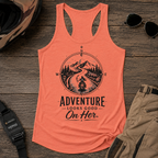 Women's Racerback Tank - Adventure Looks Good on Her