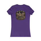 Women's Motorcycle Tee — "Not Lost, Just Free" Graphic Shirt