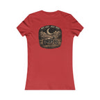 Women's Motorcycle Tee — "Not Lost, Just Free" Graphic Shirt