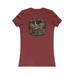 Women's Motorcycle Tee — "Not Lost, Just Free" Graphic Shirt