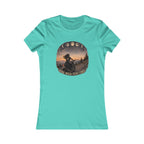Women's Motorcycle Tee — "Ride Wild, Stay Free" Graphic Shirt