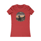 Women's Motorcycle Tee — "Ride Wild, Stay Free" Graphic Shirt