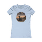 Women's Motorcycle Tee — "Ride Wild, Stay Free" Graphic Shirt