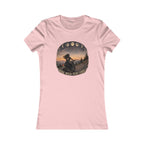 Women's Motorcycle Tee — "Ride Wild, Stay Free" Graphic Shirt