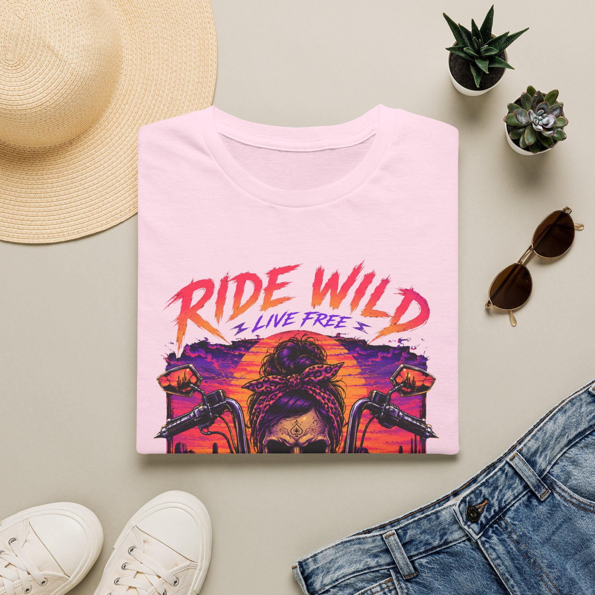 Purple Skull- Ride Wild