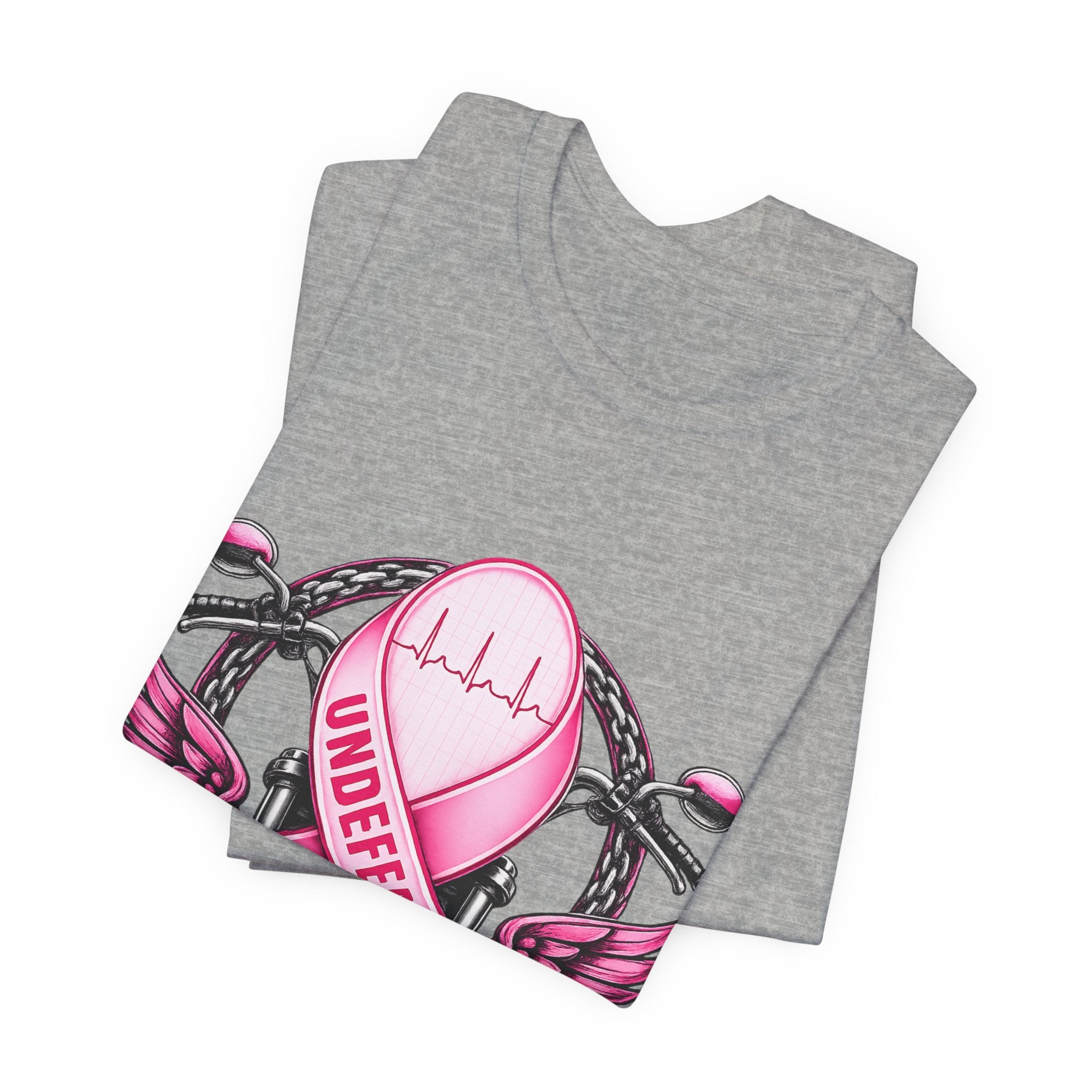 Undefeated Pink Ribbon Tee