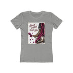 Smooth as Velvet, Tough as Nails- Motorcycle Graphic Tee — Women's Boyfriend T-Shirt