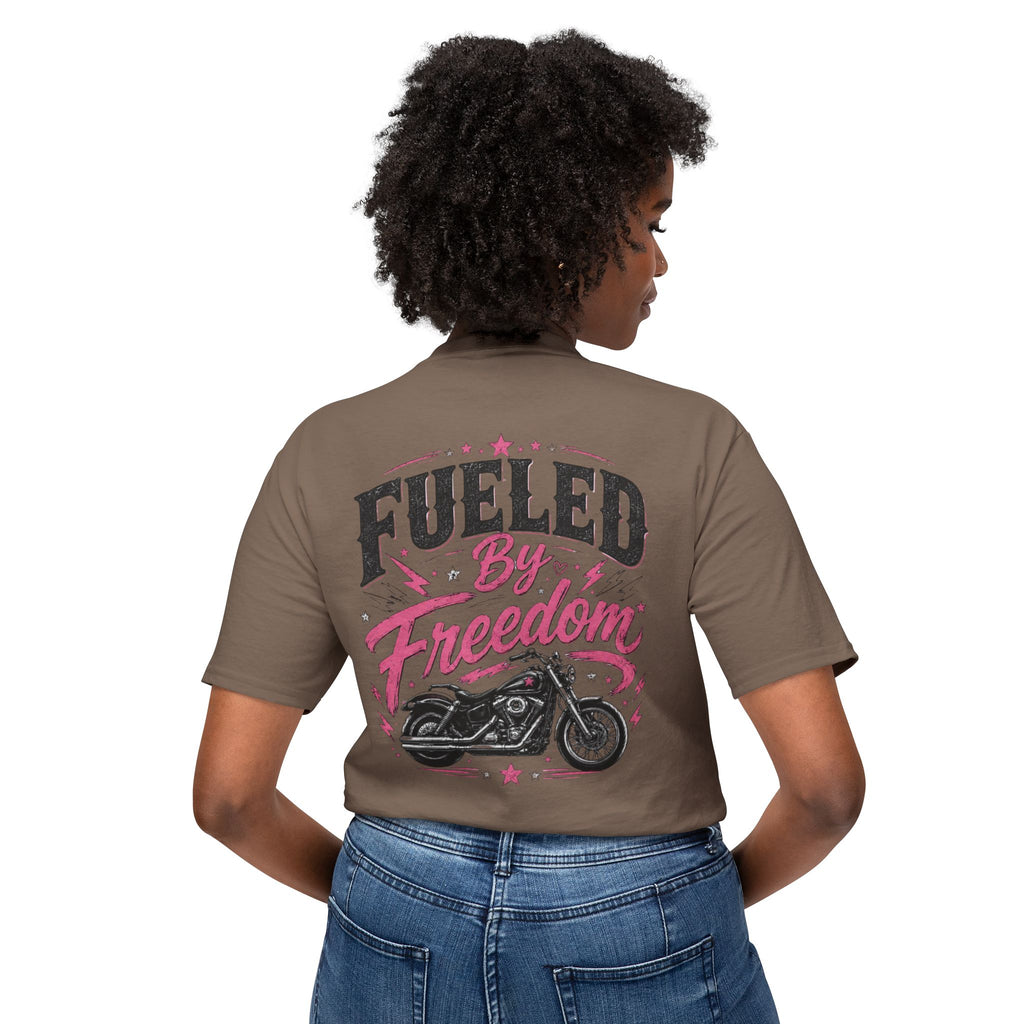 Fueled by Freedom T-Shirt — Motorcycle Adventure Graphic Tee