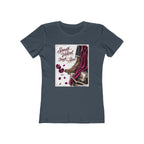 Smooth as Velvet, Tough as Nails- Motorcycle Graphic Tee — Women's Boyfriend T-Shirt