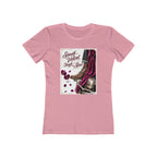 Smooth as Velvet, Tough as Nails- Motorcycle Graphic Tee — Women's Boyfriend T-Shirt