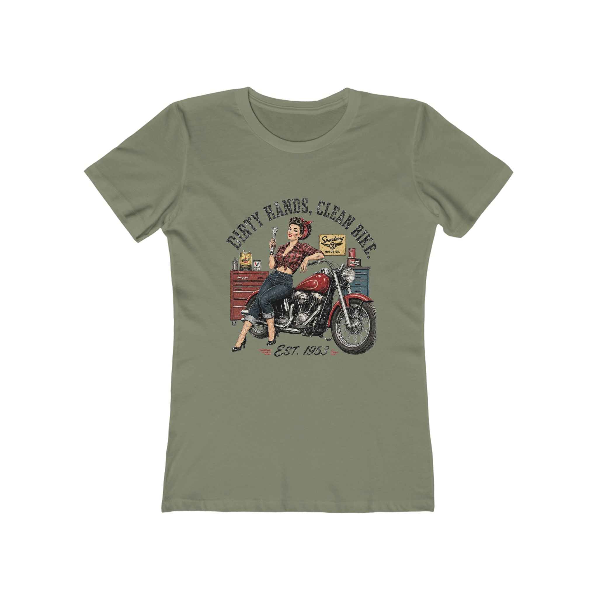 Dirty Hands, Clean Bike — Women's Boyfriend T-Shirt