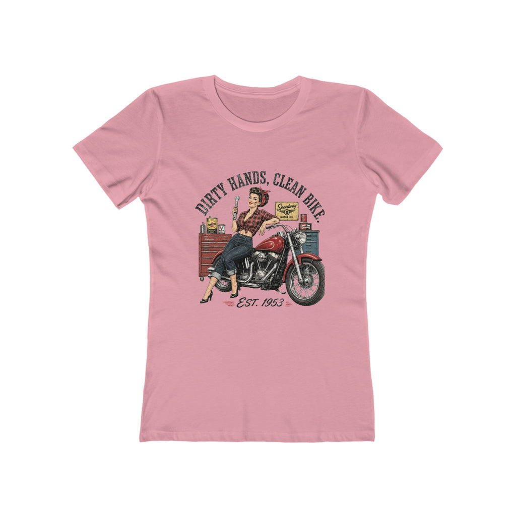 Dirty Hands, Clean Bike — Women's Boyfriend T-Shirt