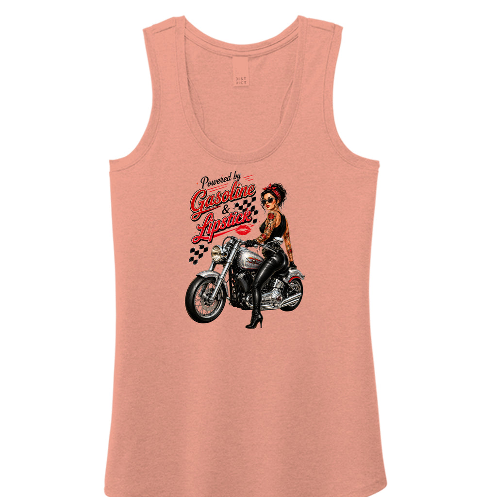 Heathered Dusty Peach - DM138L - FRONT